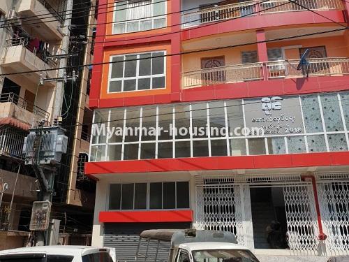 缅甸房地产 - 出售物件 - No.3228 - Condo room for sale in Sanchaung! - building view