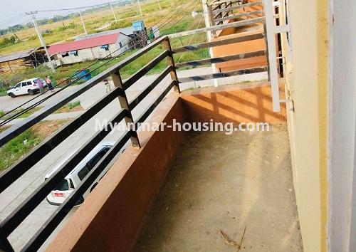 缅甸房地产 - 出售物件 - No.3229 - New apartment for sale in South Dagon! - balcony