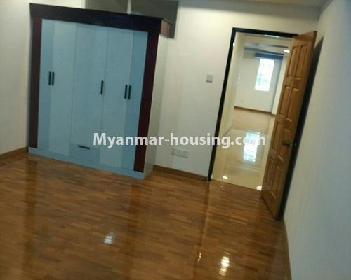 缅甸房地产 - 出售物件 - No.3237 - Shwe Moe Kaung Condominium room for sale in Yankin! - master bedroom 2