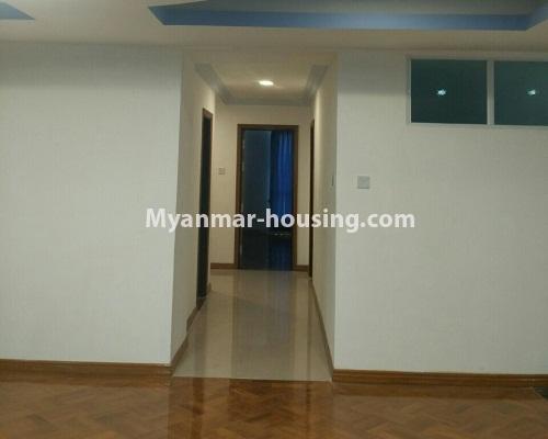Myanmar real estate - for sale property - No.3237 - Shwe Moe Kaung Condominium room for sale in Yankin! - corridor