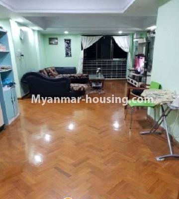 ミャンマー不動産 - 売り物件 - No.3242 - Taw Win Thiri Condo room for sale in 9 Mile, Mayangone! - another view of living room