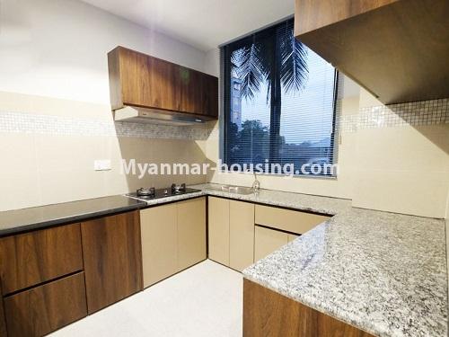 ミャンマー不動産 - 売り物件 - No.3244 - Lamin Luxury Condominium room for sale in Hlaing! - kitchen 