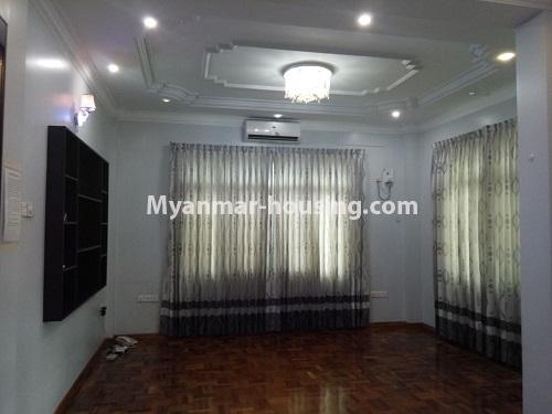 Myanmar real estate - for sale property - No.3246 - Landed house for sale in Thanlyin! - upstairs living room