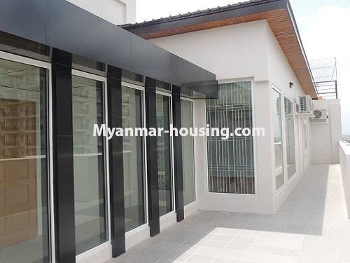 မြန်မာအိမ်ခြံမြေ - ရောင်းမည် property - No.3247 - မရမ်းကုန်းတွင် အပေါ်ဆုံးလွှား ရောင်းရန်ရှိသည်။  - penthouse view