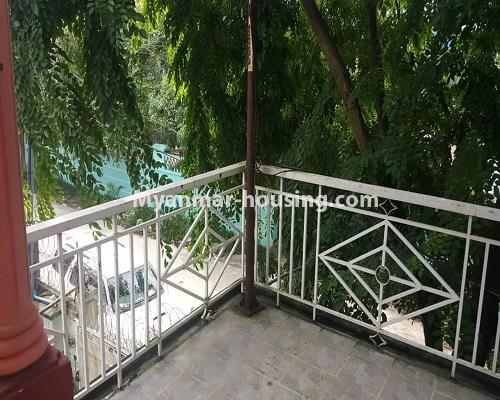 Myanmar real estate - for sale property - No.3249 - Landed house for sale in Hlaing! - balcony view