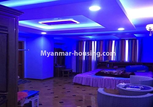Myanmar real estate - for sale property - No.3250 - Pearl Condominium room for sale in Bahan! - master bedroom view