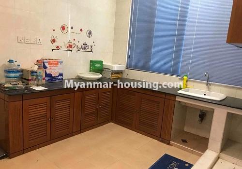Myanmar real estate - for sale property - No.3250 - Pearl Condominium room for sale in Bahan! - Kitchen