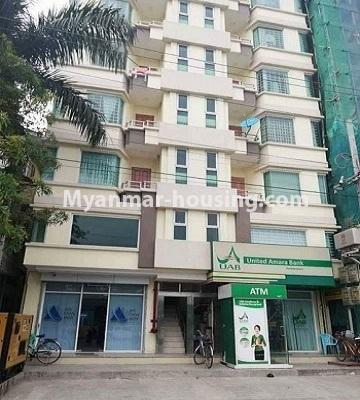 Myanmar real estate - for sale property - No.3252 - Condominium room for sale in Thin Gan Gyun! - building view