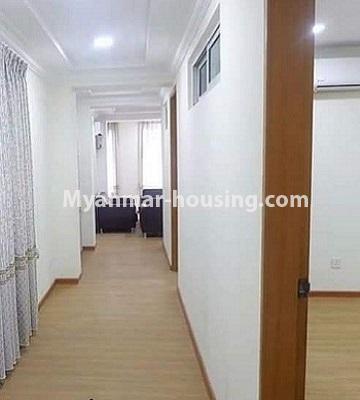 Myanmar real estate - for sale property - No.3252 - Condominium room for sale in Thin Gan Gyun! - corridor