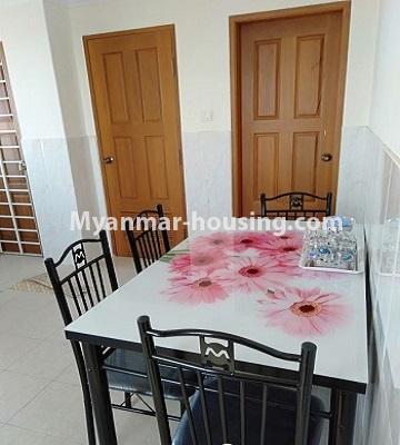 Myanmar real estate - for sale property - No.3252 - Condominium room for sale in Thin Gan Gyun! - dining area 