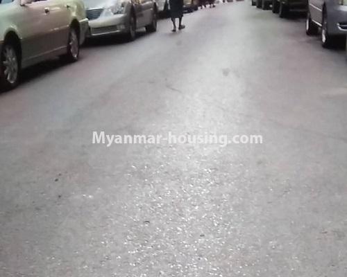 Myanmar real estate - for sale property - No.3255 - Ground floor apartment for sale in Sanchaung! - road view