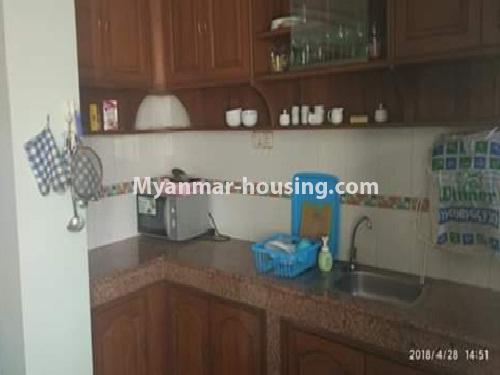 缅甸房地产 - 出售物件 - No.3259 - Condominium room for sale in Sanchaung! - kitchen