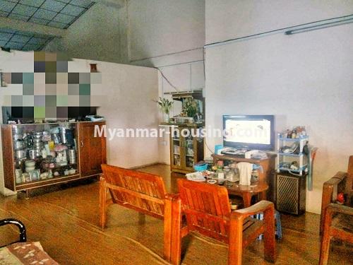 Myanmar real estate - for sale property - No.3260 - Apartment for sale in Yankin! - another view of living room