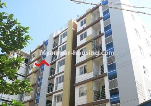 Myanmar real estate - for sale property - No.3262 - Apartment for sale in Thin Gan Gyun! - buliding view