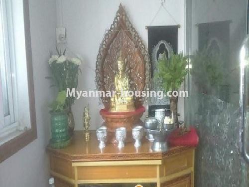 缅甸房地产 - 出售物件 - No.3264 - Apartment for sale in Kamaryut! - shrine room