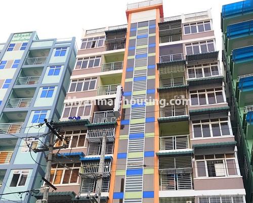 Myanmar real estate - for sale property - No.3265 - Condominium room for sale in Mayangone! - building view