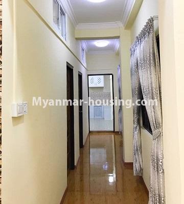 Myanmar real estate - for sale property - No.3266 - Ground apartment for sale in Tarmway! - corridor
