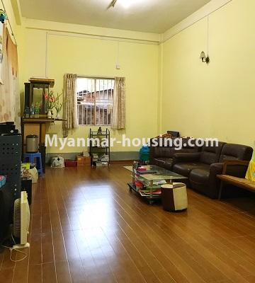 Myanmar real estate - for sale property - No.3267 - Landed house for sale in North Dagon! - first floor living room view