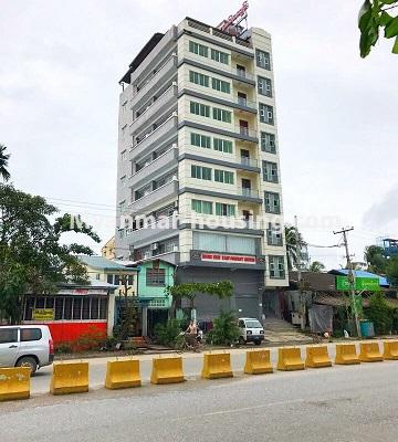 Myanmar real estate - for sale property - No.3268 - Mini Condominium room for sale in South Okkalapa! - building view