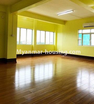Myanmar real estate - for sale property - No.3268 - Mini Condominium room for sale in South Okkalapa! - Living room view