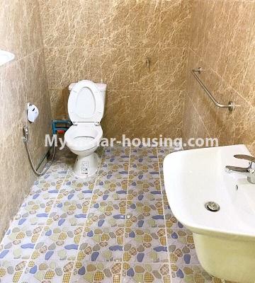 缅甸房地产 - 出售物件 - No.3268 - Mini Condominium room for sale in South Okkalapa! - master bedroom bathroom