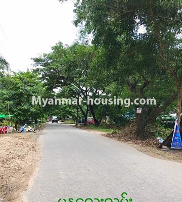 Myanmar real estate - for sale property - No.3270 - New landed house for sale in North Dagon! - road view