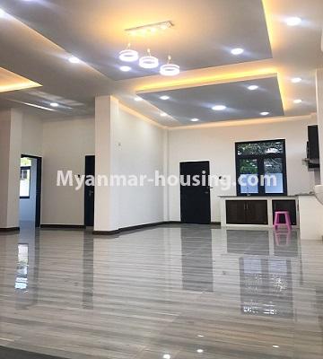Myanmar real estate - for sale property - No.3271 - Well-decorated landed house for sale in North Dagon! - downstairs living room