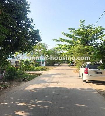 Myanmar real estate - for sale property - No.3271 - Well-decorated landed house for sale in North Dagon! - road