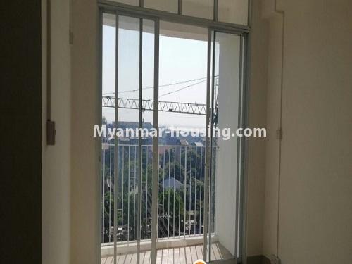 Myanmar real estate - for sale property - No.3272 - Decorated small room for sale in Downtown! - outside view from bedroom