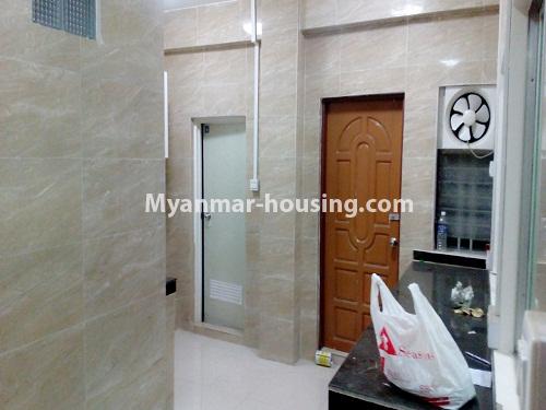 Myanmar real estate - for sale property - No.3273 - Downtown penthouse condominium room for slae! - kitchen