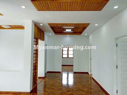Myanmar real estate - for sale property - No.3274 - Landed house for sale in North Dagon! - way to master bedroom