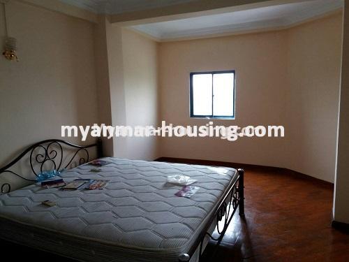 Myanmar real estate - for sale property - No.3275 - Taw Win Thiri Condominium room for sale in Mayangone! - master bedroom 