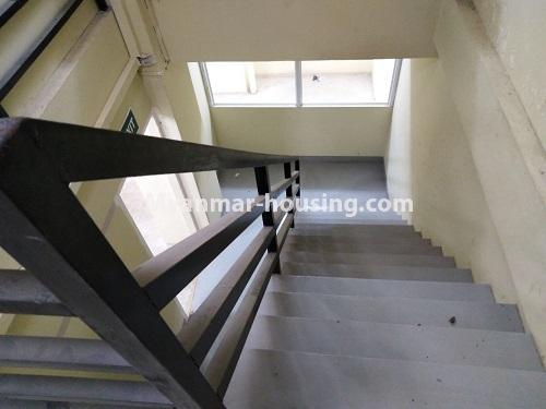 Myanmar real estate - for sale property - No.3277 - Ground floor for sale in Dagon! - stairs 