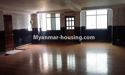 Myanmar real estate - for sale property - No.3283 - Decorated condominium room for sale in Pazundaung! - living room