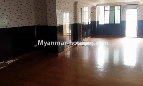 Myanmar real estate - for sale property - No.3283 - Decorated condominium room for sale in Pazundaung! - another view of living room