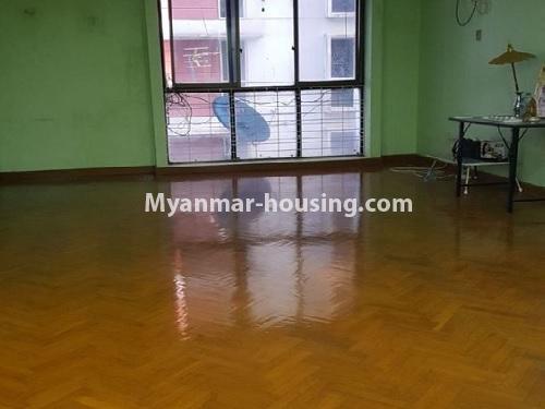 Myanmar real estate - for sale property - No.3286 - Taw Win Thiri Condominium room for sale in 9 mile, Mayangone! - anothr view of living room