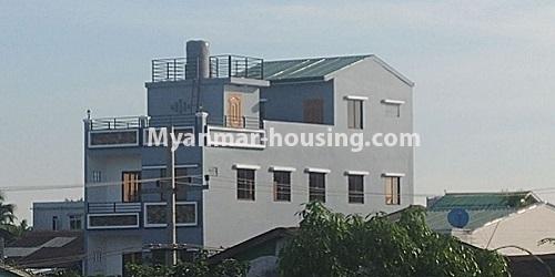 Myanmar real estate - for sale property - No.3288 - New apartment in South Okkalapa for sale! - building view