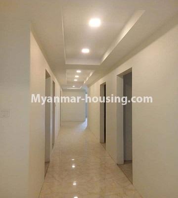 Myanmar real estate - for sale property - No.3293 - New Condominium room with full decoration for sale in Tarmway! - corridor