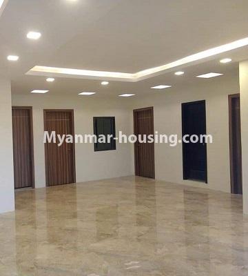 Myanmar real estate - for sale property - No.3293 - New Condominium room with full decoration for sale in Tarmway! - living room
