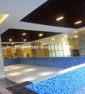 ミャンマー不動産 - 売り物件 - No.3293 - New Condominium room with full decoration for sale in Tarmway! - swimming pool
