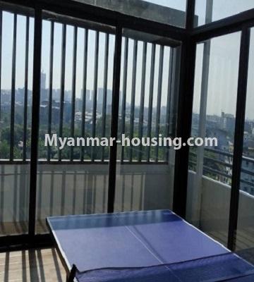 缅甸房地产 - 出售物件 - No.3297 - Top Floor Condominium room with nice view for Sale in the Thukha Street, Hlaing! - outside place