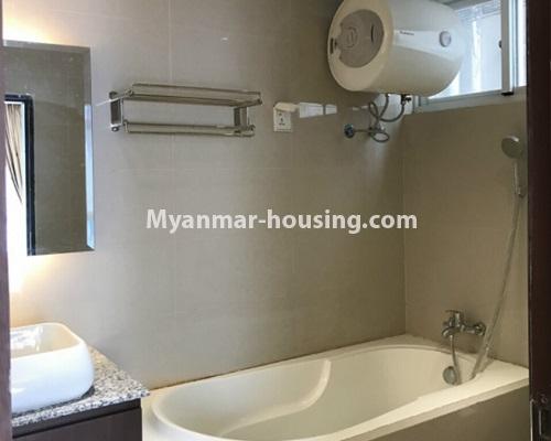 Myanmar real estate - for sale property - No.3300 - Luxurious condominium room for sale in Hlaing! - bathroom