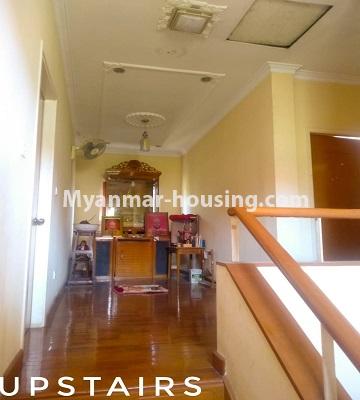 Myanmar real estate - for sale property - No.3302 - A house in a quiet and nice area for sale in Hlaing Thar Yar! - shrine in upstairs