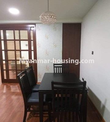 ミャンマー不動産 - 売り物件 - No.3303 - Nawarat Condominium building with full facilities for sale in Kamaryut! - dining area