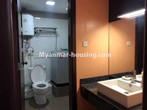 缅甸房地产 - 出售物件 - No.3305 - Nice condominium room with beautiful decoration for sale in Dagon! - bathroom 2