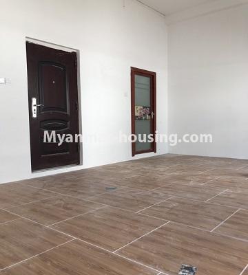 缅甸房地产 - 出售物件 - No.3306 - Newly Tow Storey House for sale Shwe Kan Thar Yar, Hlaing Thar Yar! - downstairs living room