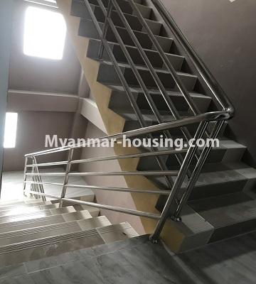 ミャンマー不動産 - 売り物件 - No.3306 - Newly Tow Storey House for sale Shwe Kan Thar Yar, Hlaing Thar Yar! - stairs view