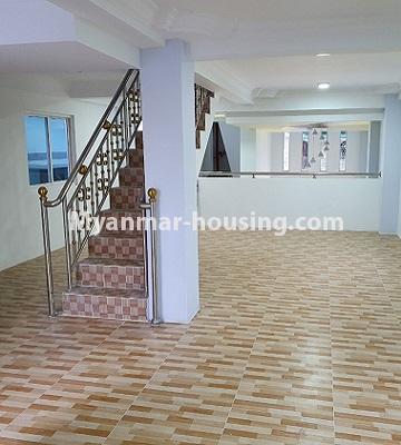 ミャンマー不動産 - 売り物件 - No.3308 - Newly built half and five storey house for sale in South Okkalapa! - mezzanine 