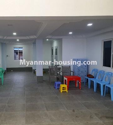 ミャンマー不動産 - 売り物件 - No.3308 - Newly built half and five storey house for sale in South Okkalapa! - ground floor view