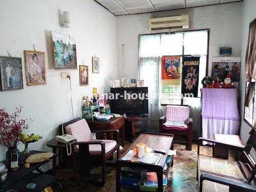 ミャンマー不動産 - 売り物件 - No.3310 - A normal landed house with cheaper price in Mayangon! - living room